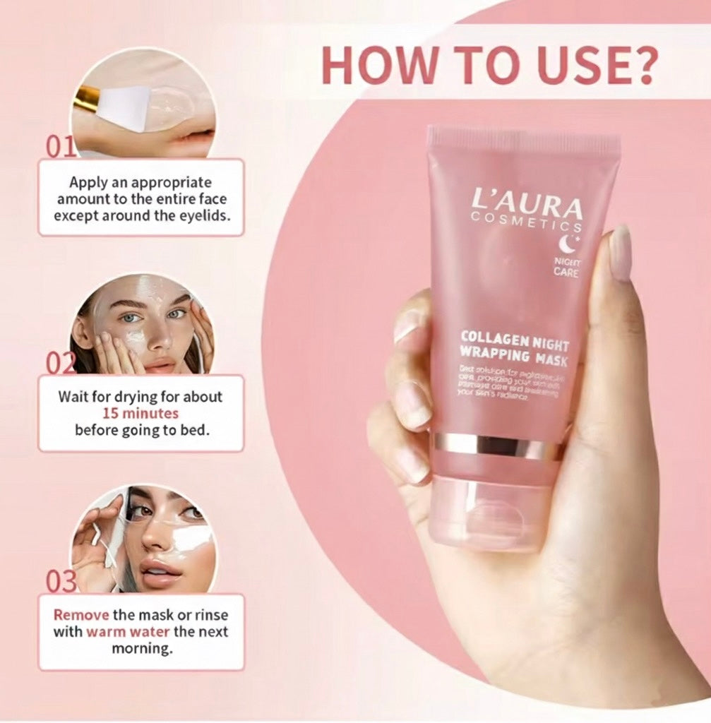 L´aura Collagen Peeling Night Mask